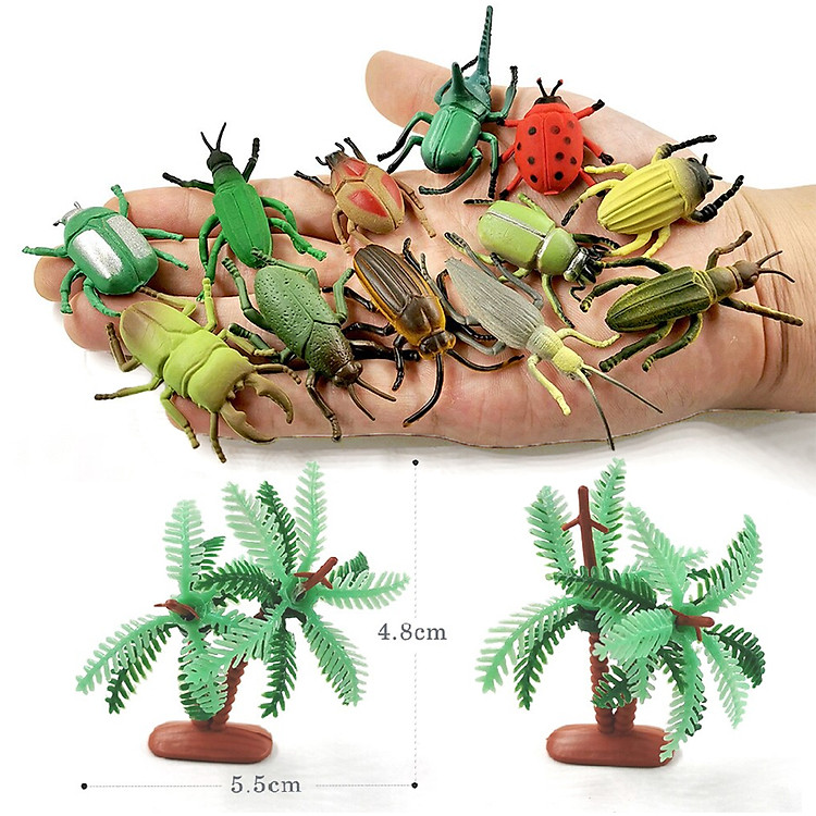 Mua tại Tiki: Mua Bộ 12 Bọ Cánh Cứng Safari cho bé Chính hãng Giá rẻ
