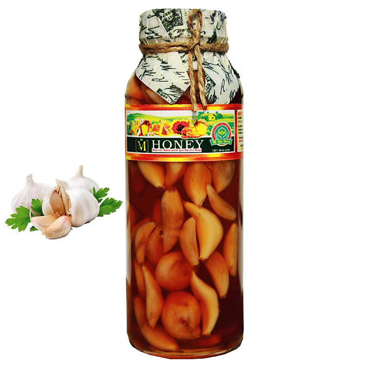 Mật Ong Ngâm Tỏi Ta 100% - Bí quyết giữ thanh xuân: Sức khỏe & Sắc đẹp & Sung mãn - 300ML