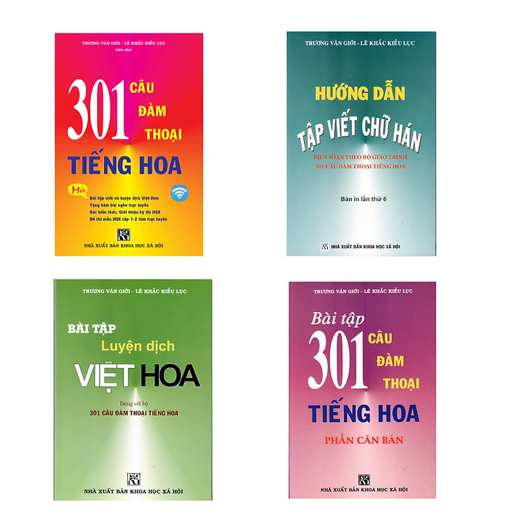 Bộ giáo trình 301 câu đàm thoại tiếng Hoa giao tiếp