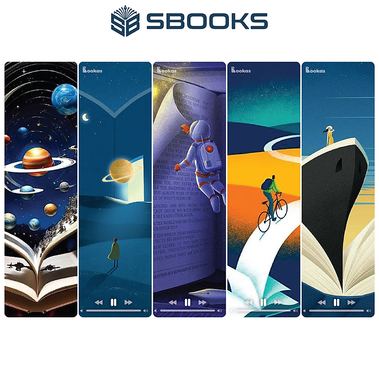 Bookmark Kẹp Sách Vũ Trụ (5 cái)