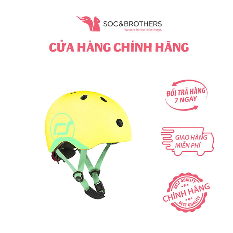 Mũ đội đầu Scoot and Ride màu Lemon Chính hãng Giá tốt - Hình ảnh 3