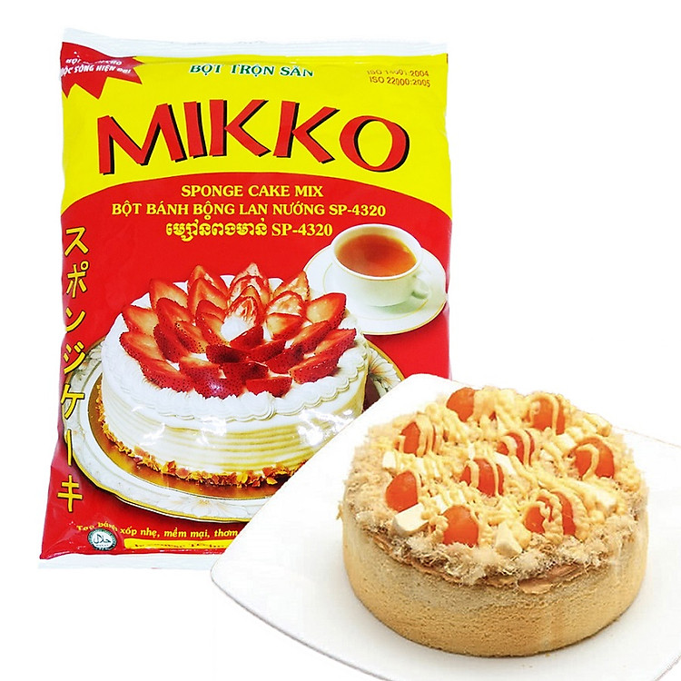 Bột bánh bông lan nướng Mikko 1kg