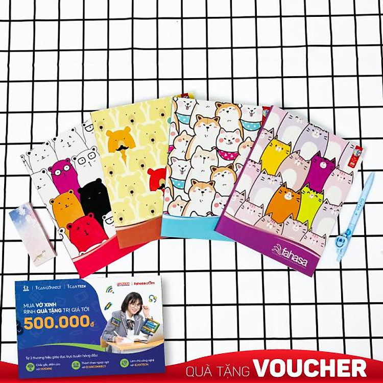 Tập Học Sinh Family 4 Ô Ly 200 Trang (5 chiếc)