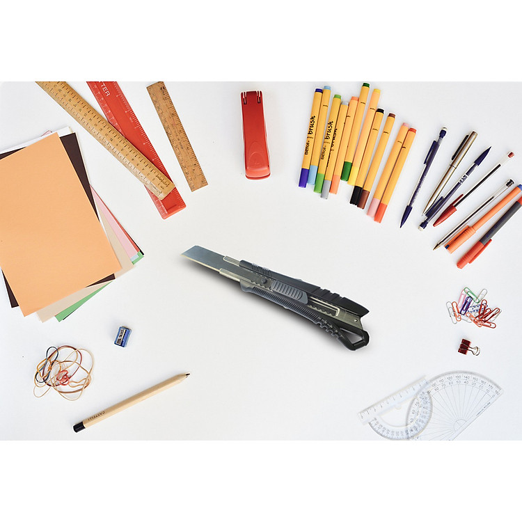 Dao rọc đa năng khóa trượt KDS L-34A BK - Ảnh 2