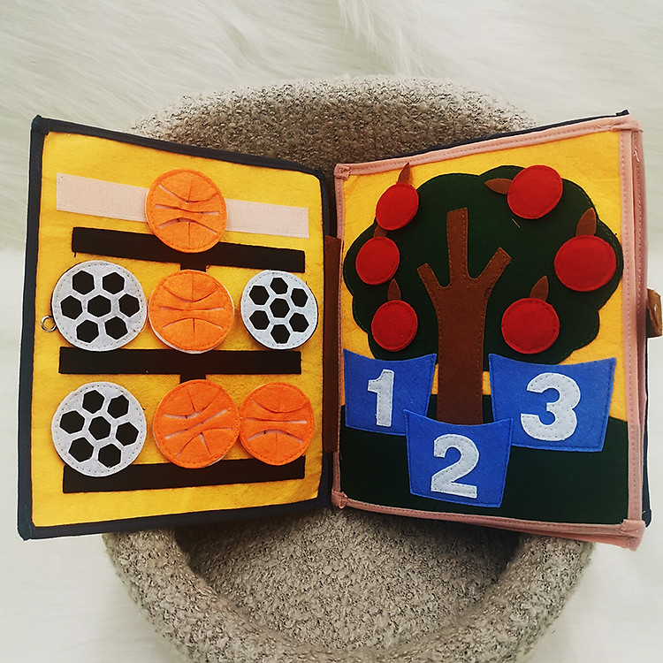 Sách Vải Tương Tác Cho Bé Mầm Non 2 - 6 Tuổi - Mihababy - SV_MIX