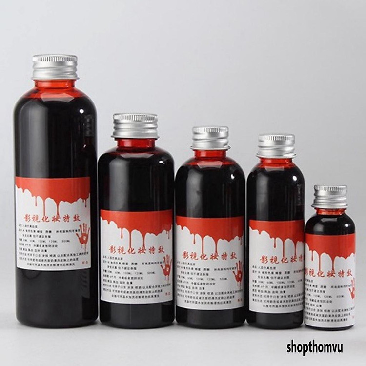 Máu giả máu vào vai halloween giống thật 99%