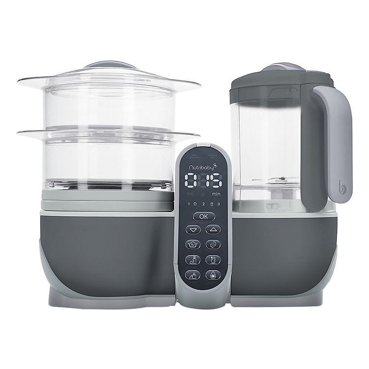 Máy Xay Hấp Đa Năng Nutribaby Plus5 In 1 Babymoov 1000200 (Ghi)