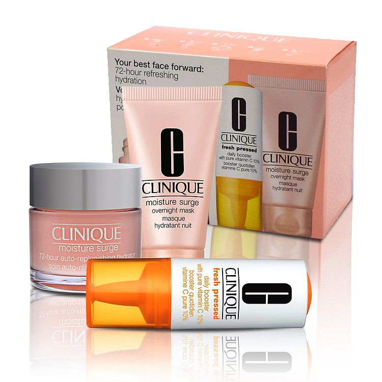 Bộ Set Dưỡng Da Cấp Nước 72h Clinique 72-Hour Refreshing Hydration 3 items
