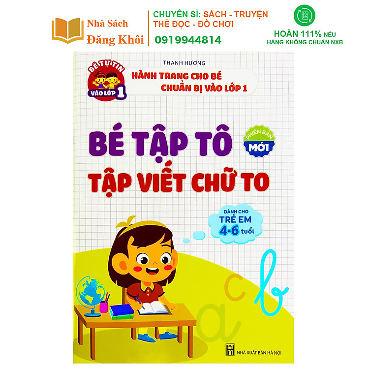 Bé Tập Tô, Tập Viết Chữ To Cho Bé Từ 4-6 Tuổi