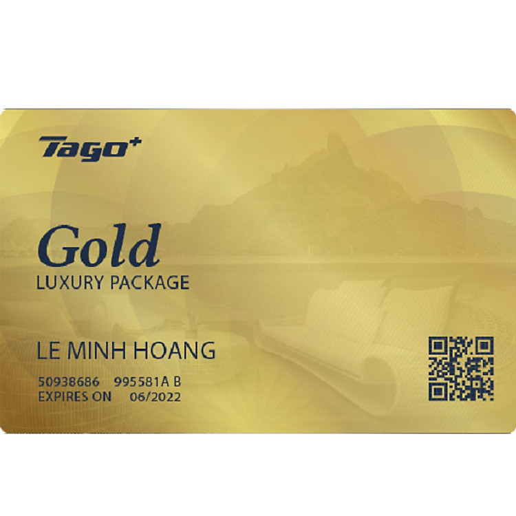 Thẻ Kỳ Nghỉ 5 Sao - Hạng Gold - Tago Plus