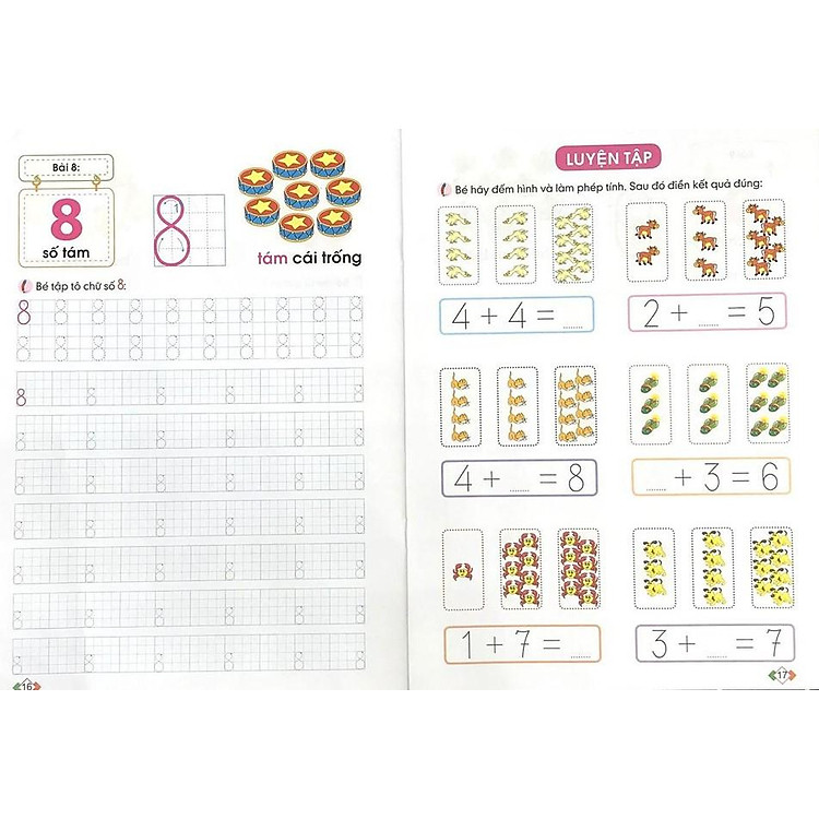 Hành Trang Cho Bé Vào Lớp 1 - Bé Tập Tô Chữ Số (Dành Cho Trẻ 5 - 6 Tuổi) - Ảnh 3