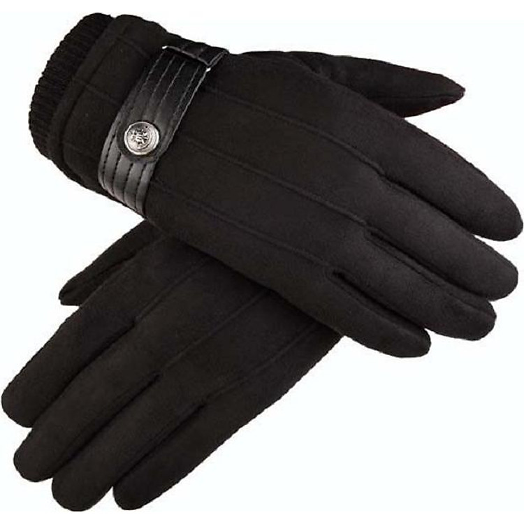 Găng tay phượt chống nắng nam da lộn cảm ứng điện thoại mẫu MỚI DLO01