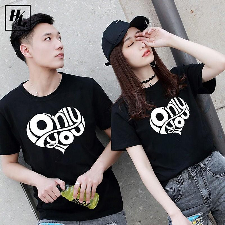 Áo thun Cặp Đôi Nam Nữ Couple - Only You 2 (Giá trên chỉ dành cho 1 áo)