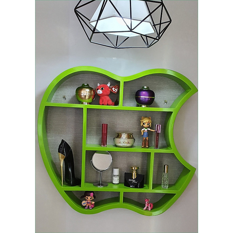 Kệ hình táo đựng mỹ phẩm treo tường