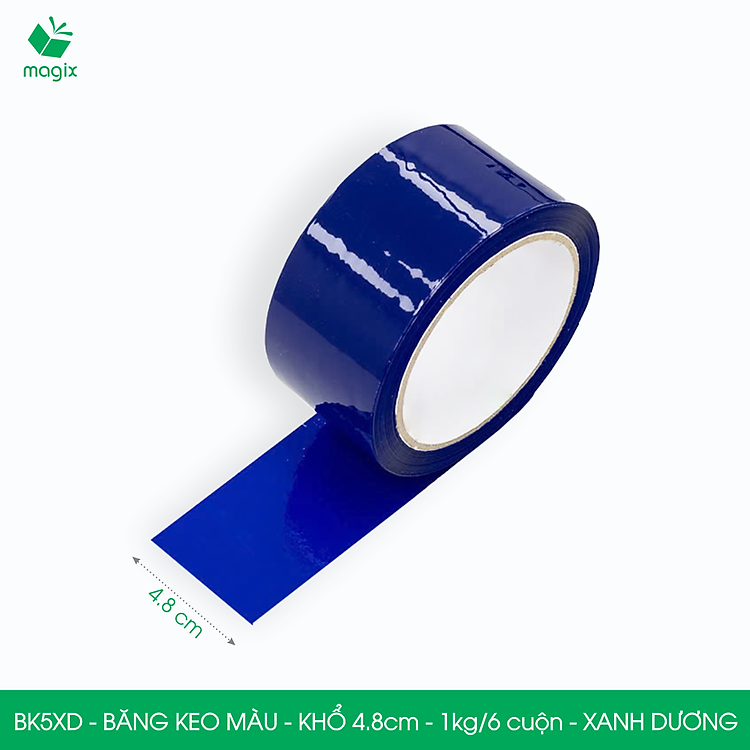 Băng keo màu 4.8cm (3 cuộn)
