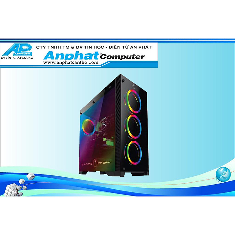 Vỏ Máy Tính Case Gaming Freak GFG-860G Falcon - Hàng Chính Hãng