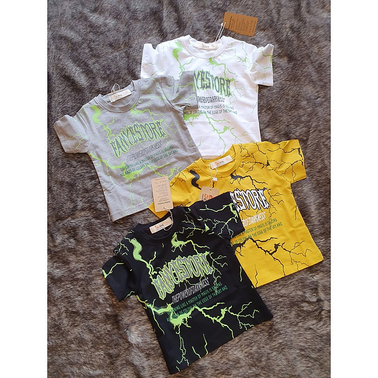 ÁO THUN CHO BÉ TRAI PHONG CÁCH HÀNG CAO CẤP (Size 5-30kg)