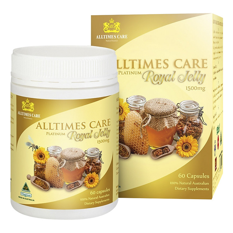 Thực Phẩm bảo vệ sức khỏe Sữa Ong Chúa Alltimes Care (Hộp 60 Viên)