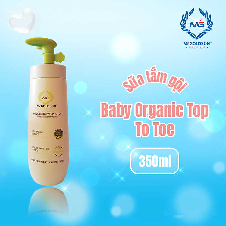 Tham Khảo tại ConCung: Tắm gội Organic 350mL McGOLDSON , nhận ngay nhiều Ưu đãi