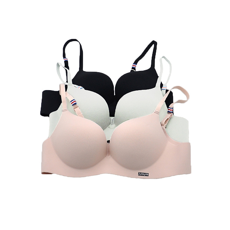 Combo 3 Áo lót nữ không gọng, áo lót đúc xước không đường may nâng ngực cao cấp - ZAN03