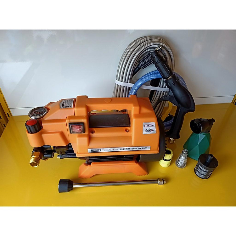Máy xịt rửa xe chính hãng Boseton T1 Pro- côn suất mạnh mẽ 2022