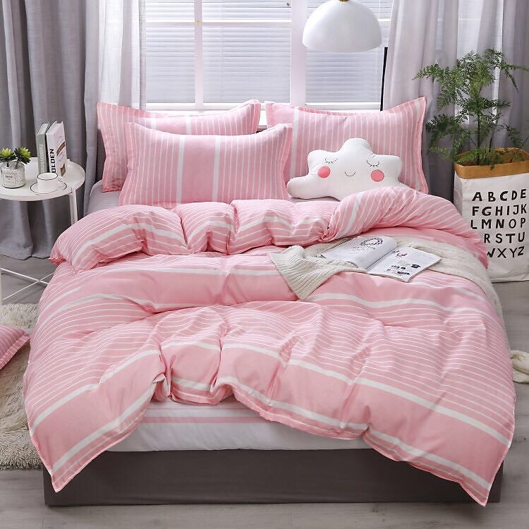 Bộ vỏ chăn ga gối cotton poly - PL24