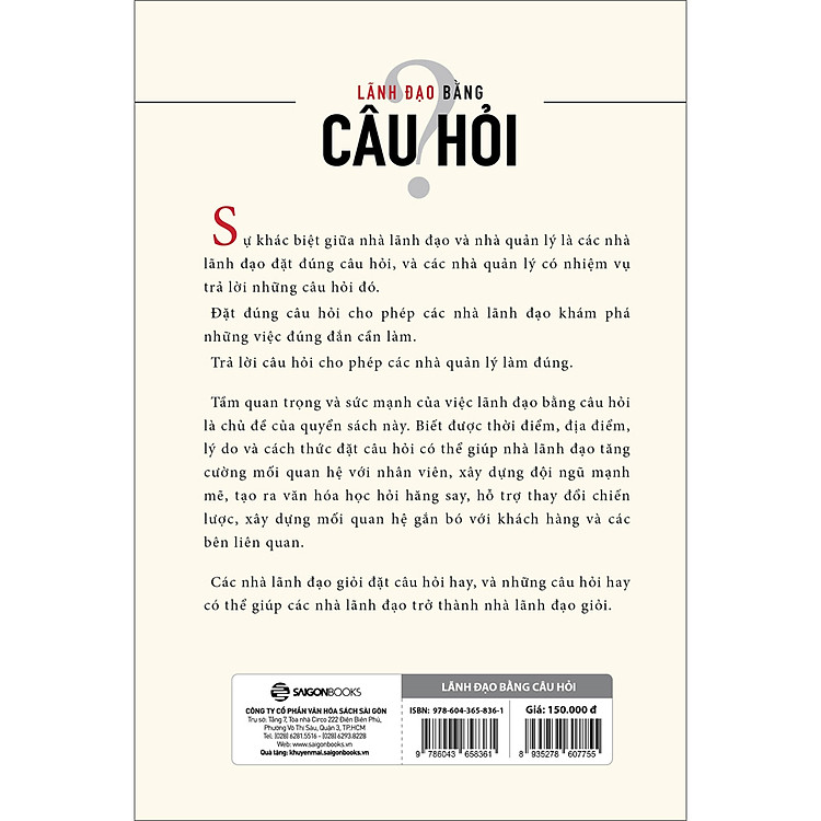 Lãnh Đạo Bằng Câu Hỏi - Ảnh 2