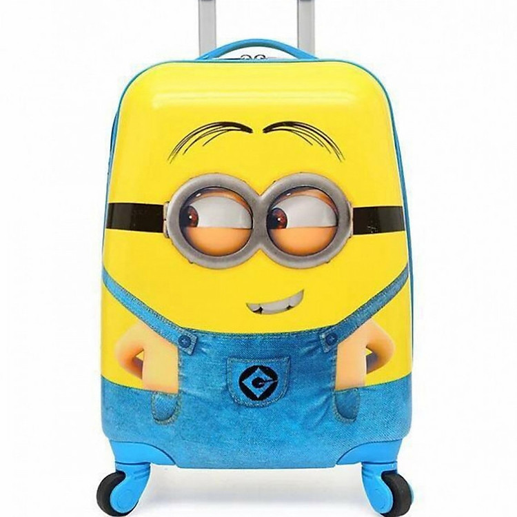 Vali trẻ em bé trai hình mions 18 inch