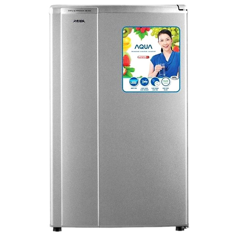 Tủ Lạnh Mini Aqua AQR-95AR (90L) - Bạc - Hàng chính hãng
