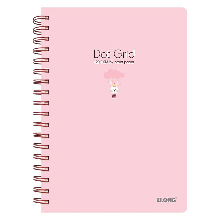 Sổ Dot Grid lò xo kép KLONG B5 (200 trang) - Ảnh 5