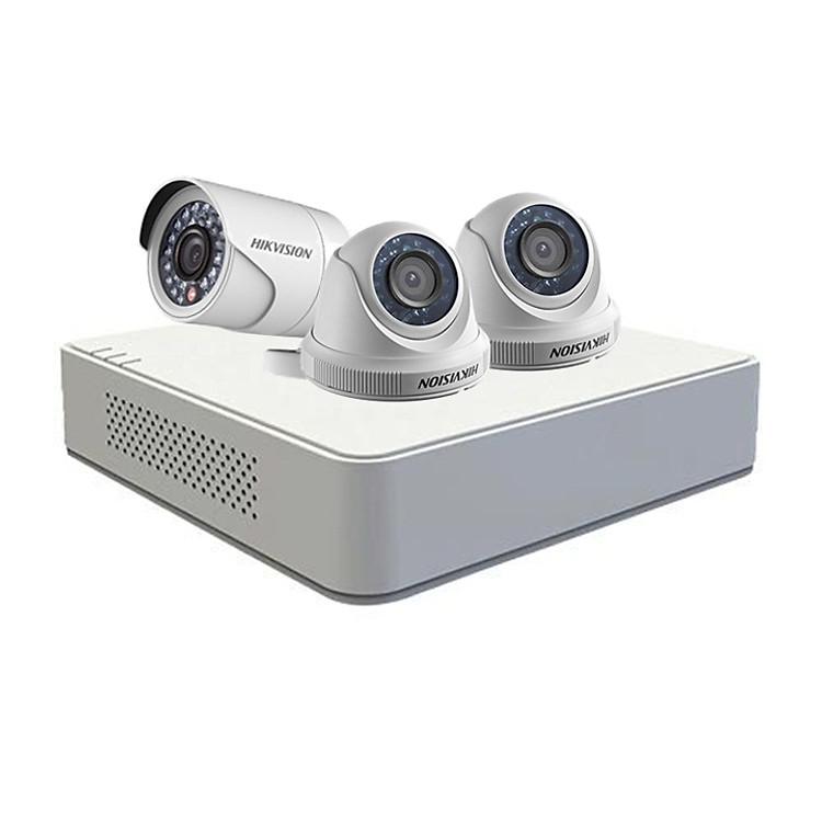 Bộ 3 camera chính hãng Hikvision HD720P