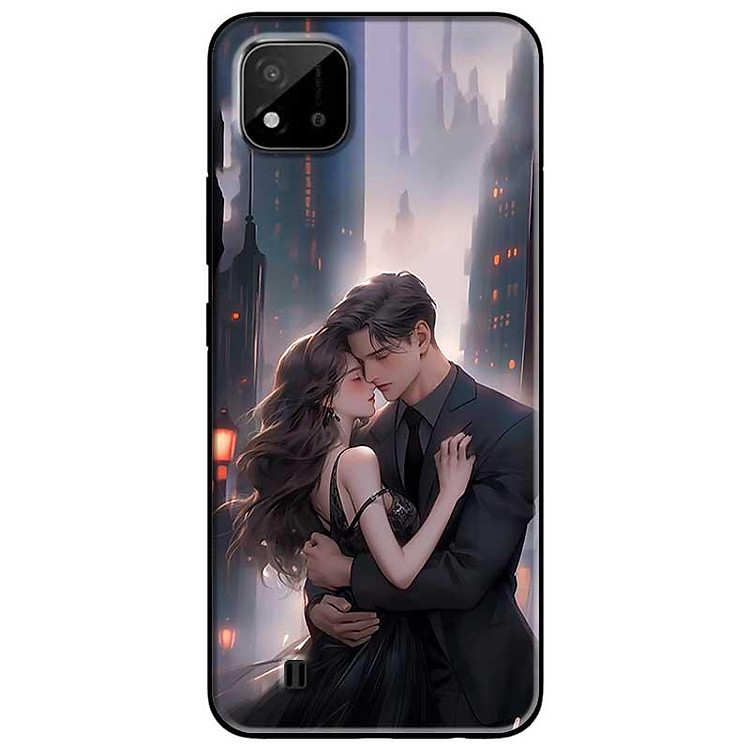 Ốp lưng cho Realme 9i - Realme 10 - C11 2021 - C65 4G - C67 - C20 - Poco X6 5G - Cặp Đôi Áo Đen - Hàng Chính Hãng