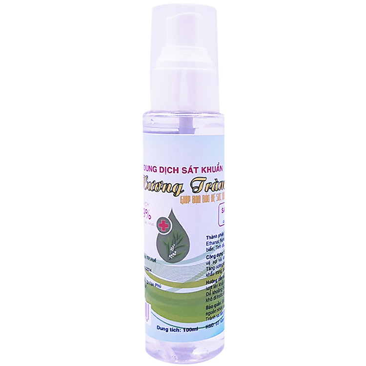 Dung Dịch Sát Khuẩn Khẩu Trang Hương Tràm (100ml)