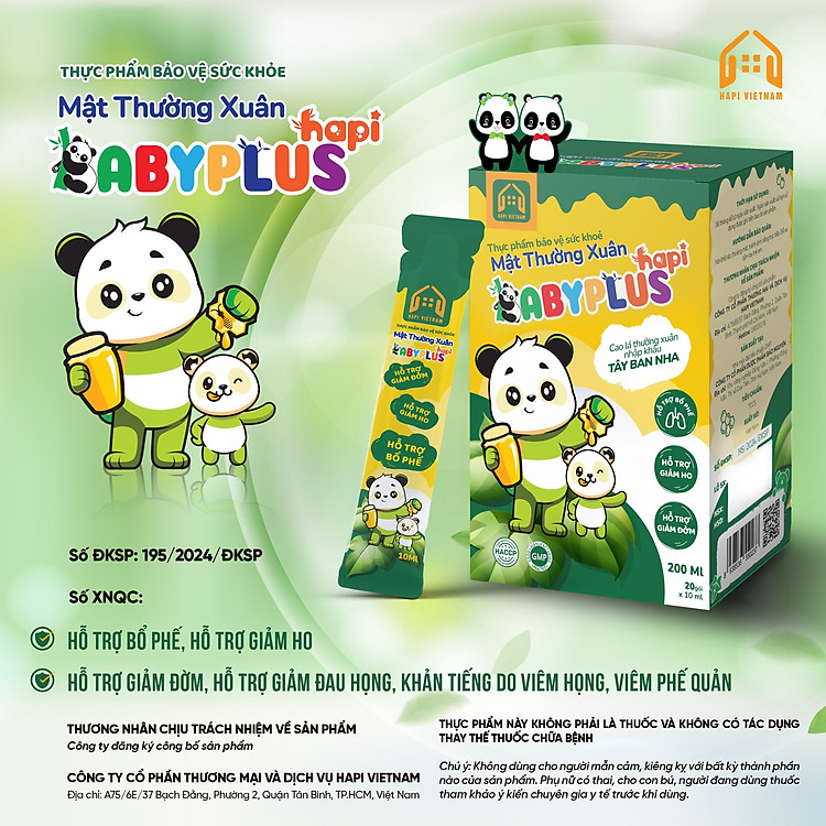MẬT THƯỜNG XUÂN BABYPLUS kèm Vitamin D3 Uy tín Giá rẻ - Hình ảnh 4