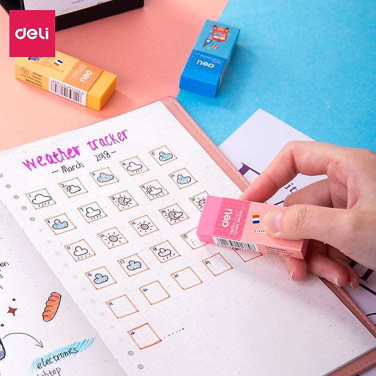 Tẩy Hình Deli W27950 (Xanh dương) - Ảnh 5