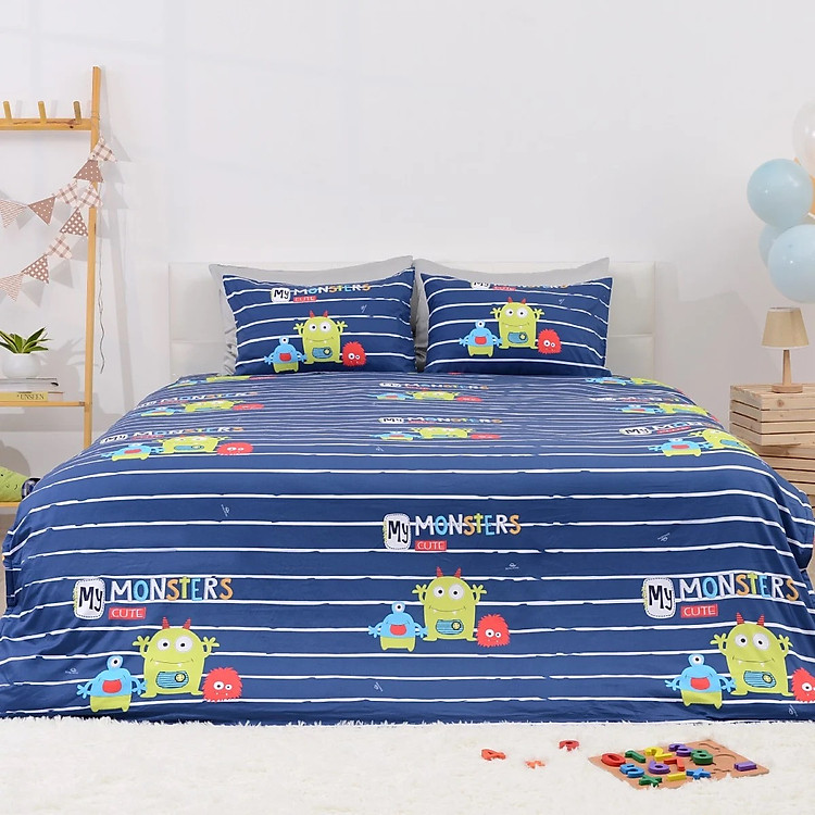 Bộ chăn ga gối trẻ em Sông Hồng Chính hãng Giá rẻ - Hình ảnh 5