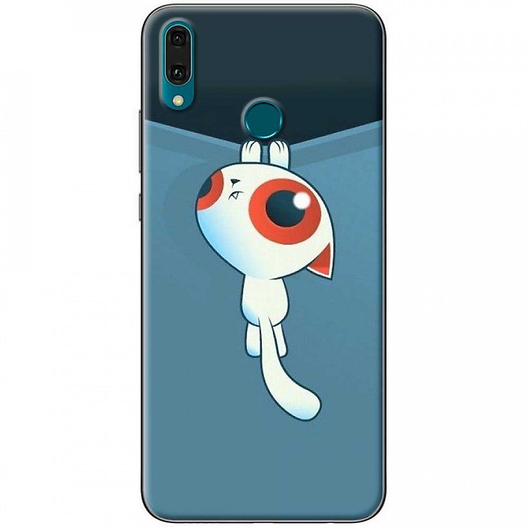 Ốp lưng dành cho Huawei Y9 2019 mẫu Mèo kéo rèm