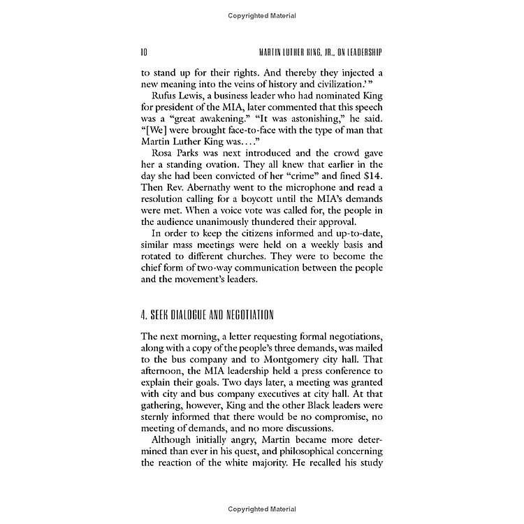 Martin Luther King, Jr., On Leadership: Inspiration And Wisdom For Challenging Times - Ảnh 4
