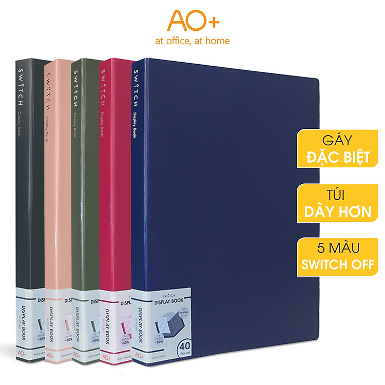Bìa Lá A4 Switch OFF AO+ (20 lá)