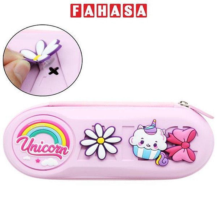 Bóp Viết Nhựa Charm Kỳ Lân Shunde 9036 – Màu Hồng