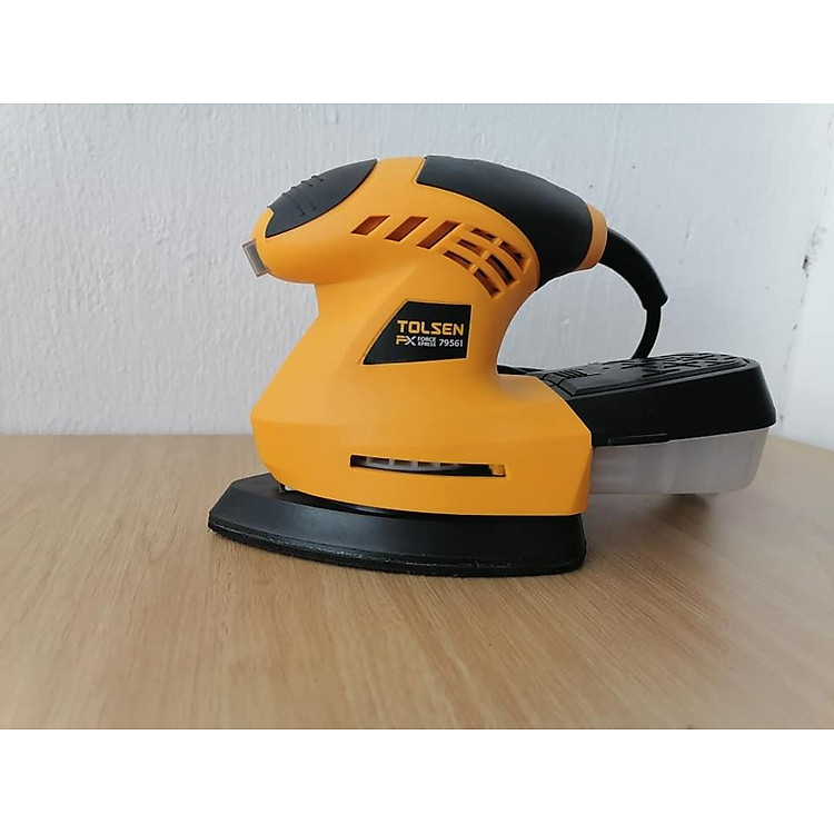 MÁY ĐÁNH BÓNG (CHÀ NHÁM) TAM GIÁC 200W TOLSEN 79561 - HÀNG CHÍNH HÃNG