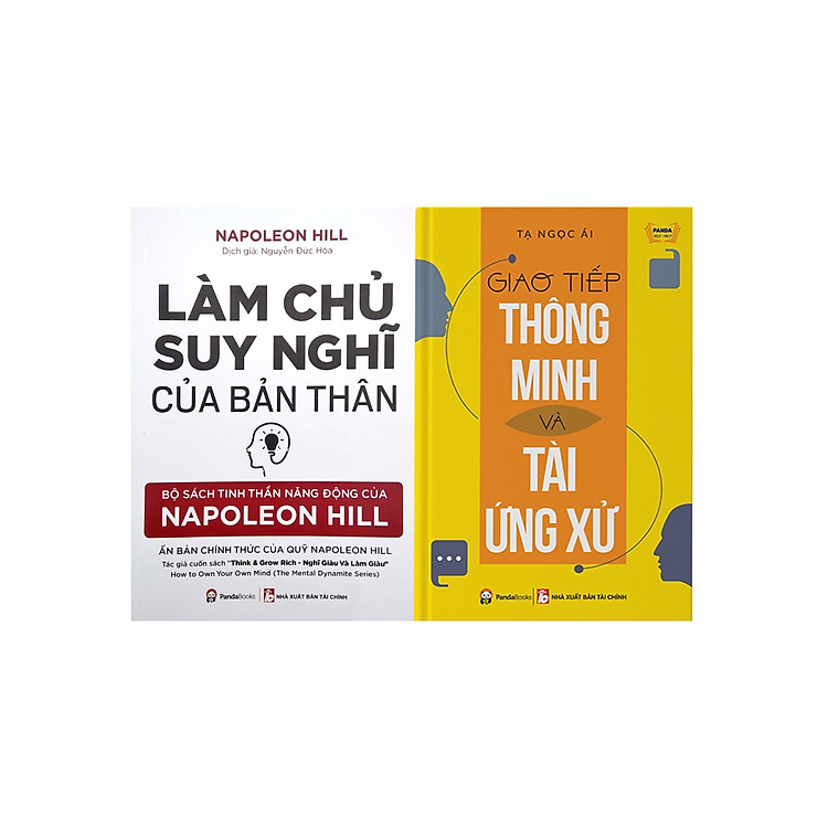 Combo Làm Chủ Suy Nghĩ Của Bản Thân + Giao Tiếp Thông Minh Và Tài Ứng Xử (Bộ 2 Cuốn) - PD