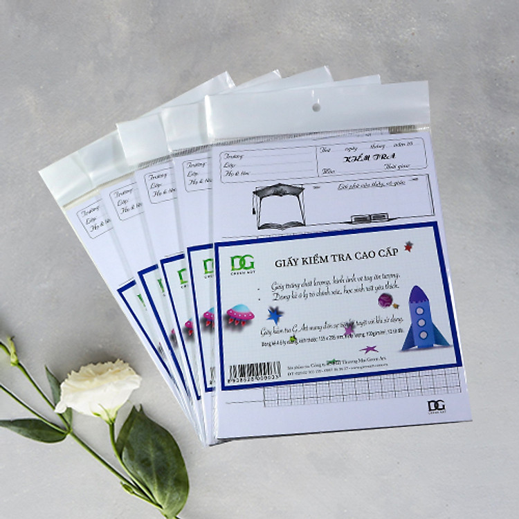 Giấy Kiểm Tra 4 Ô Ly (12 tờ) - Ảnh 2