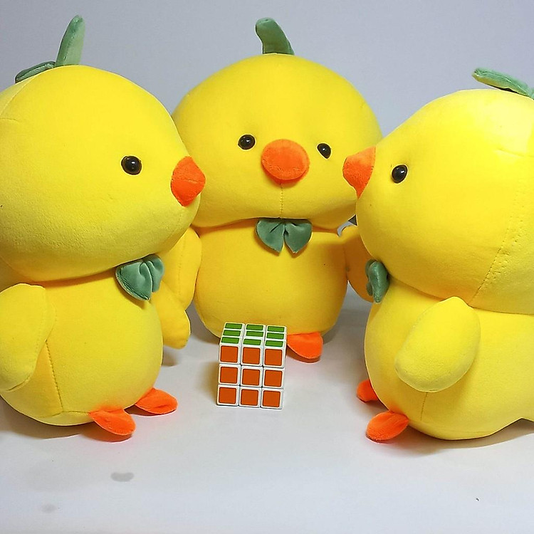 Gấu Bông Con Gà Vàng Gấu Bông Vịt Vàng Cute Siêu Mềm Êm Mịn