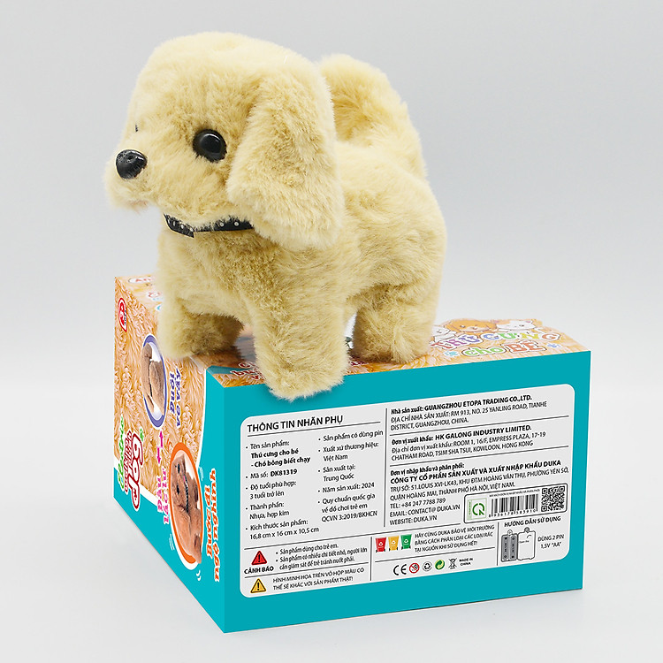 Chó bông biết chạy DK81319 - Duka Chính hãng Tiết kiệm - Hình ảnh 4