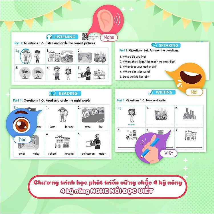 Big 4 Bộ Đề Tự Kiểm Tra 4 Kỹ Năng Nghe - Nói - Đọc - Viết Cơ Bản Và Nâng Cao Tiếng Anh Lớp 4 - Ảnh 7