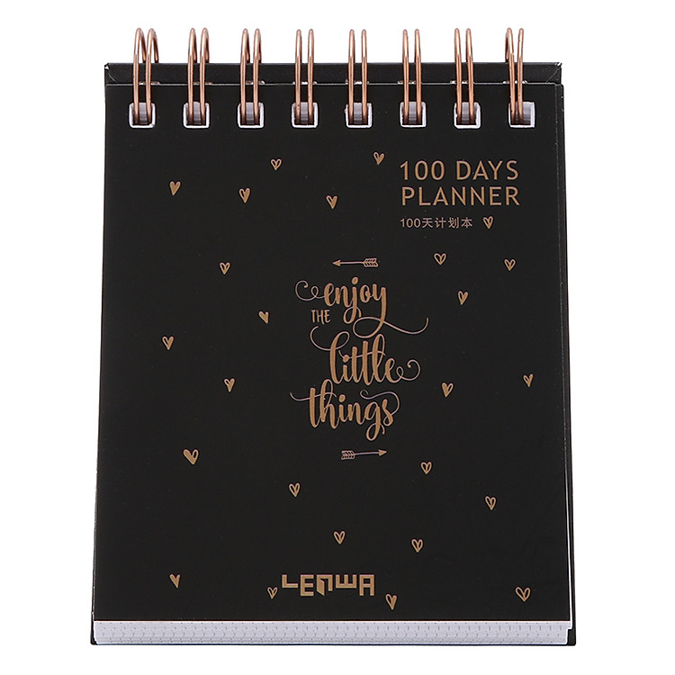Sổ Kế Hoạch Lò Xo 100 Ngày - 100 Days Daily Planner Notebooks (Quote)