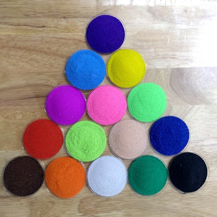 Combo 15 màu 100gr cát tô tranh cho bé