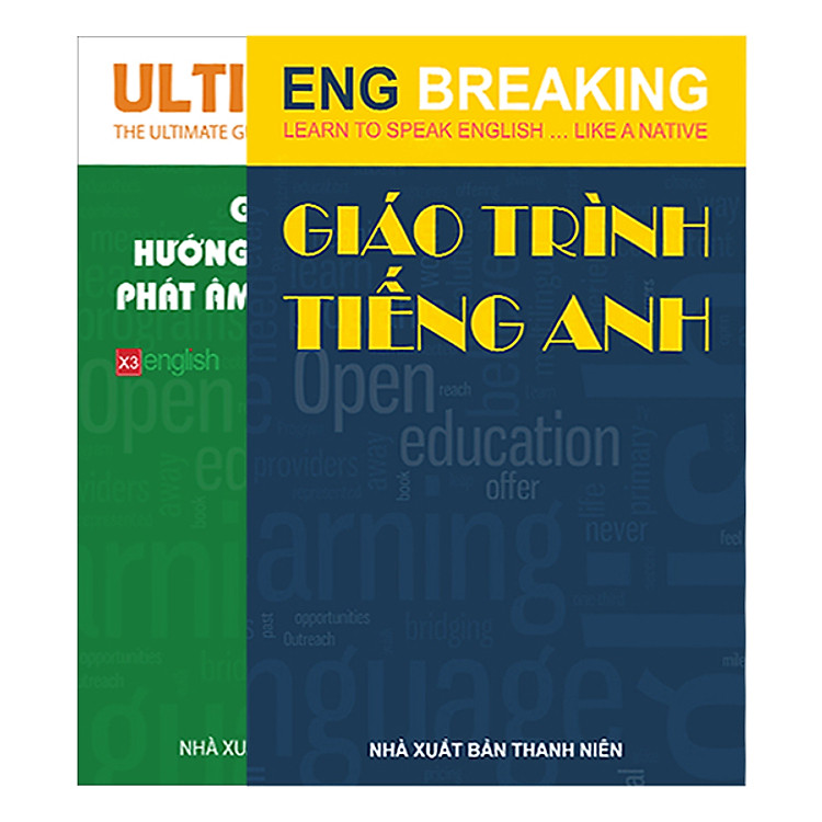 Combo Giáo Trình Tự Học Tiếng Anh Giao Tiếp Eng Breaking Và Giáo Trình Phát Âm Toàn Diện Chuẩn Anh-Mỹ Ulti Pronun