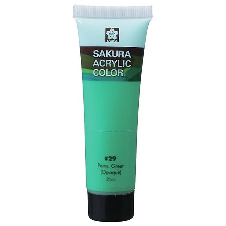 Màu Vẽ Acrylic Sakura 20ml #29 – Green